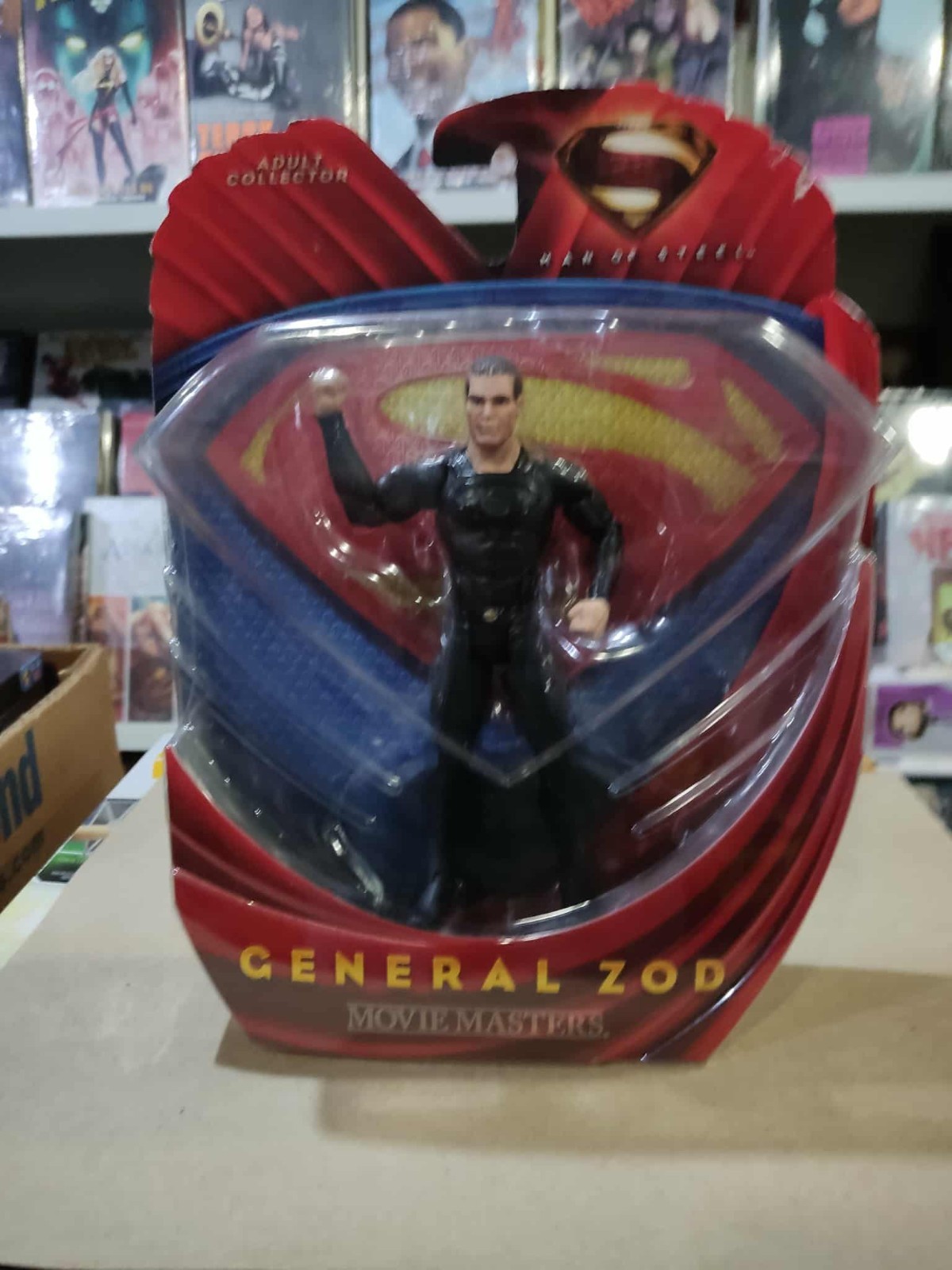 Mattle Movie Masters Superman Man of Steel General Zod Figure