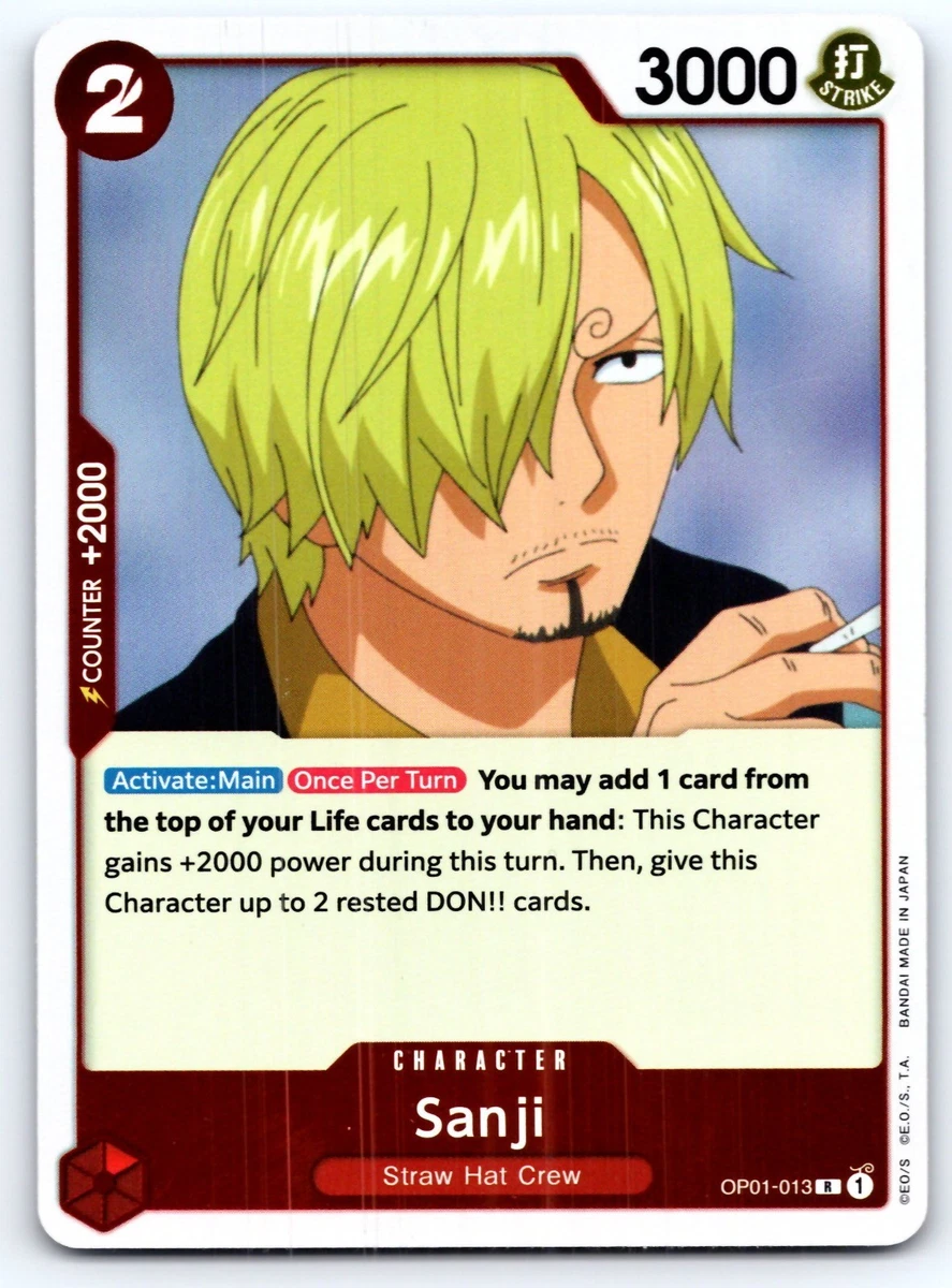 Sanji OP01-013 Romance Dawn for sale | eBay