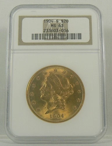 1904-S Liberty Double Eagle — photo from the most recent tracked eBay sale