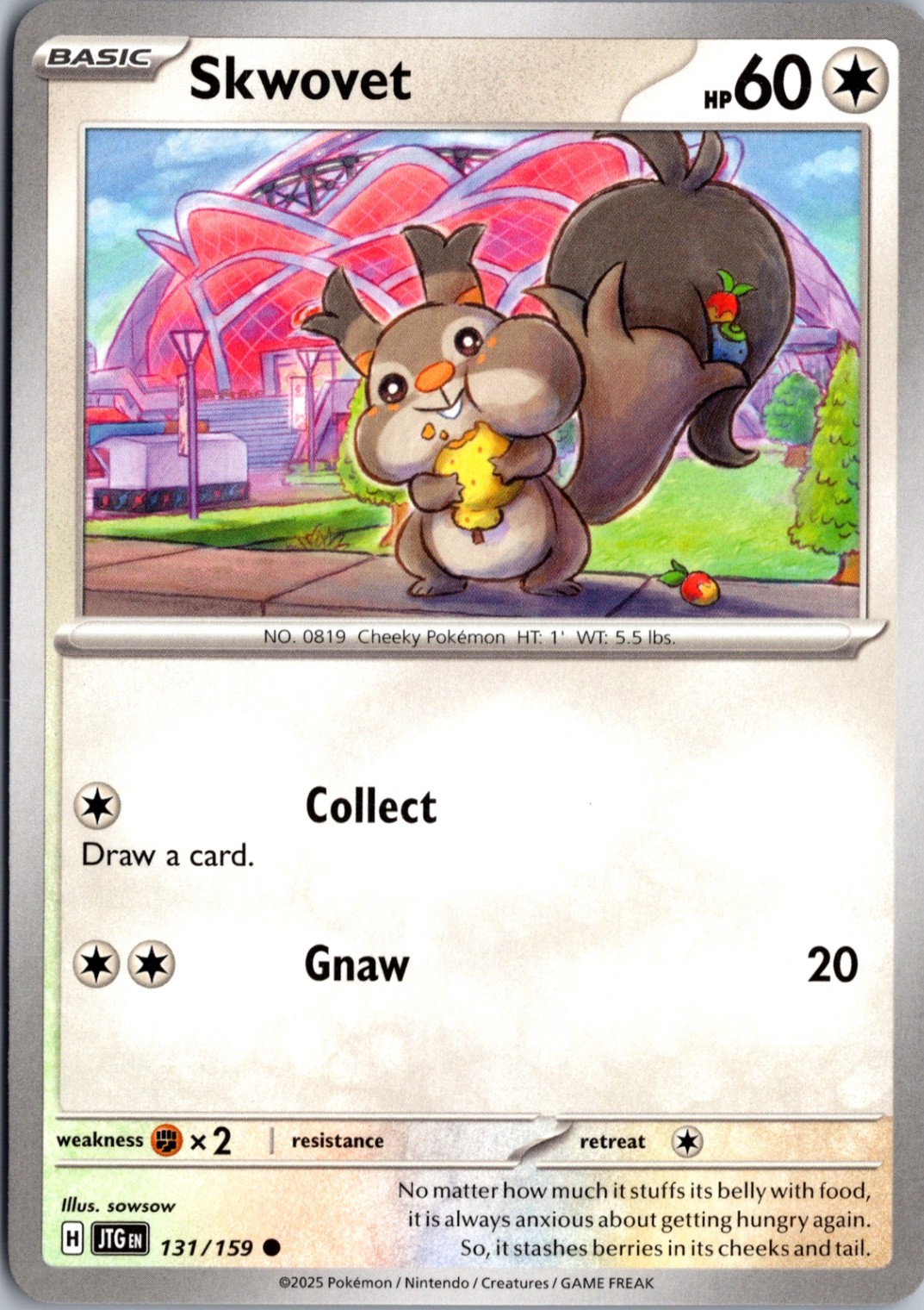 Skwovet Normal Common SV09: Journey Together 131/159 NM