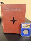 1854 O Seated Liberty Arrows 50C NGC SS Republic Shipwreck Effect (D) AU W/ Book
