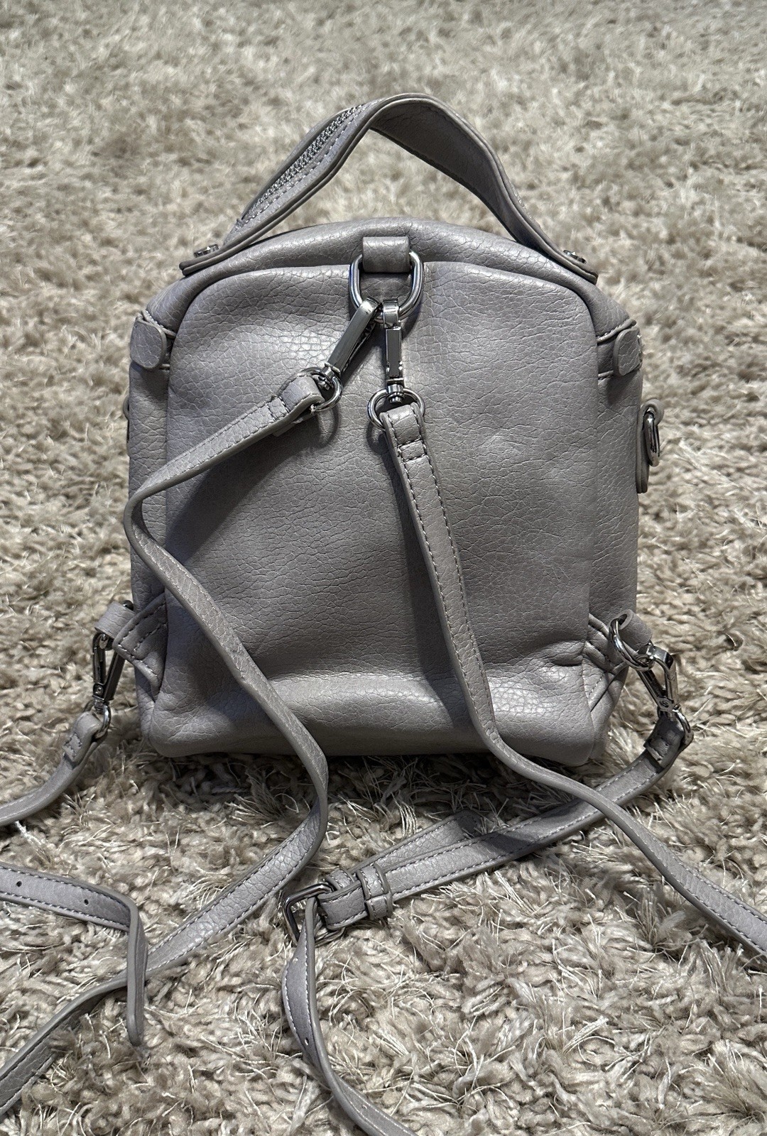 Urban Expressions Gray Mini Backpack / Convertibl… - image 2