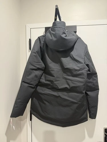 Nike 550 Down Parka Size L Dark Gray Puffer Winter Jacket image 5