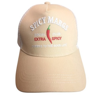 Spicy Margs Snapback Trucker Hat Beimu Social Club Extra Spicy Adjustable