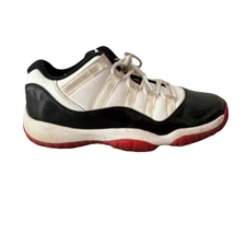 Air Jordan Retro 11 Low GS Concord Bred Size 5Y White/Red Black 528896-160