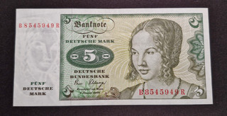 5 Deutsche Mark Schein 5 DM Von 1980 P#30 (II III)