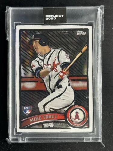 Mike Trout Topps Project 2020 Card #207 by Joshua Vides Print Run of 8501