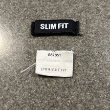 Lot 2 Apparel Patches Tag Embroidered Sew On Unique Slim Fit Straight Fit