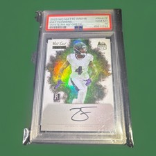 POP 1 Jersey # Match RC AUTO /6 2023 Zay Flowers Wild Card Matte PSA 10 #RHAZF