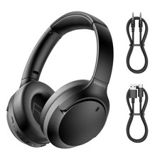 Active Noise Cancelling Bluetooth Over Ear Headphones, Foldable and Rotatable...