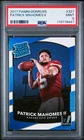 2017 PANINI DONRUSS #327 PATRICK MAHOMES II ROOKIE RC PSA 9