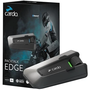Cardo Packtalk Edge Motorcycle Intercom Mesh Bluetooth Single Pack Motorbike