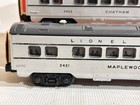 LIONEL NICE 2421 22 23 SILVER GRAY TOP PASSENGER CARS W/ BOXES/SLIPS 1950-51 LF — photo 3