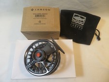 Lamson Fly Reel, Remix Model, Size 5, Smoke Color, Left Or Right, New! #7277
