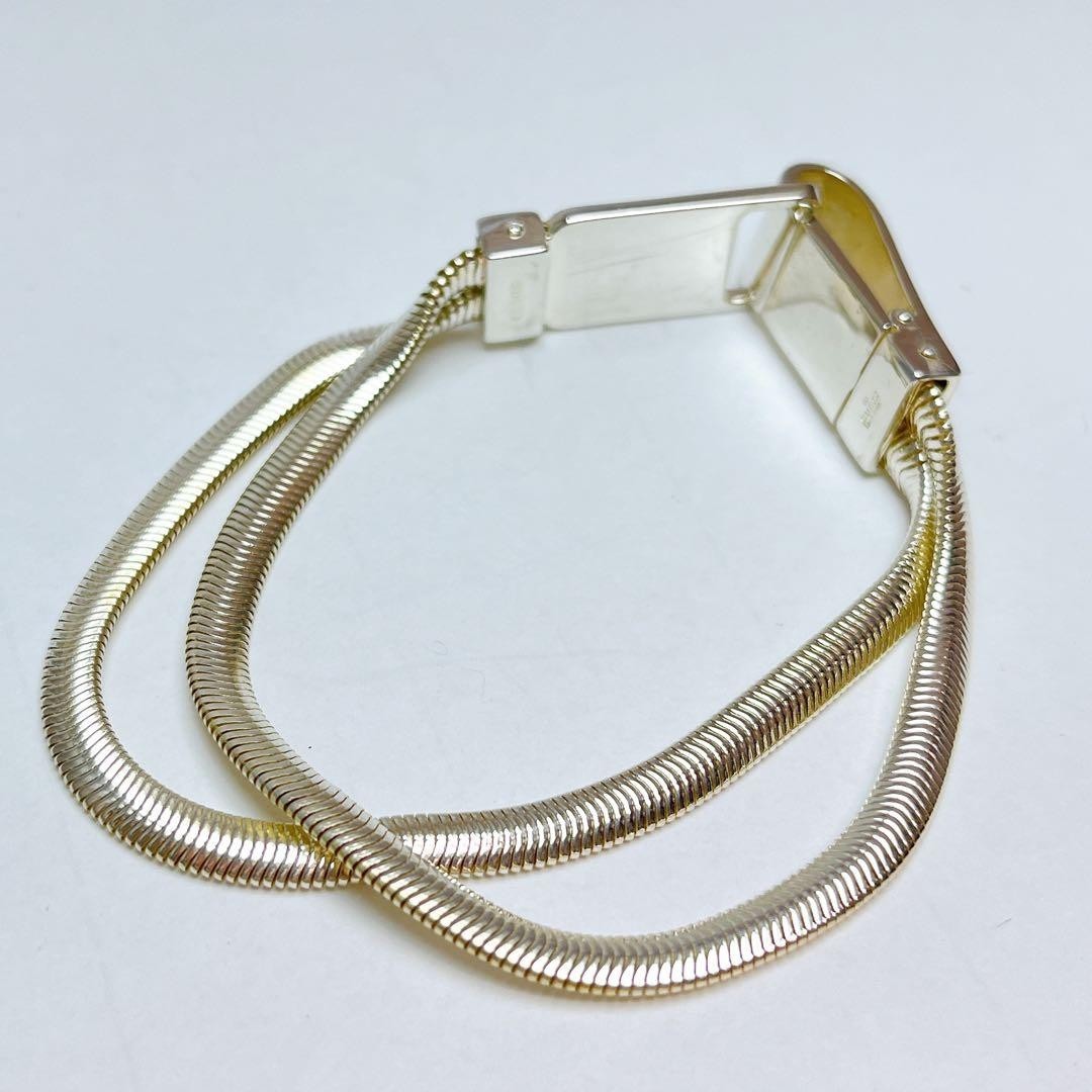 Gucci Tom Ford Era Snake Chain Bracelet 925 Silver SV925 Box Set