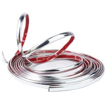 32Ft Automotive Trim Molding 1/2" 12mm Universal Car Side 1/2" wide Chrome