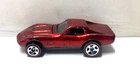 1968 Hot Wheels Redline CUSTOM CORVETTE Red with Dark Interior 1:64