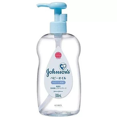Johnson's Baby Oil Unscented 300mL Japan Version Gentle Moisturizer New