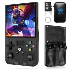R36MAX Retro Handheld Game Console, Retro Gaming Console with 4.0-in IPS HD S...