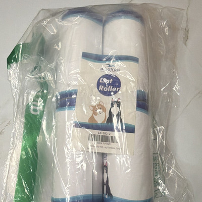 Albatross LR-SB2-2 Lint Roller Hair Remover White/Blue for Clothes & Upholstery