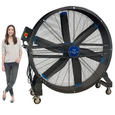 ACiQ Stealth 78 Inch Mobile Direct Drive Drum Fan