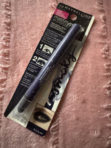 Maybelline Master Smoky Mechanical EyeStudio Pencil, # 630 BLUE BLAZE! New RARE - Picture 1 of 3