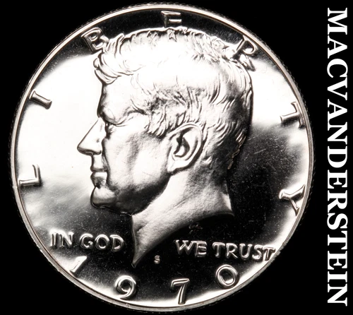 1970-S Kennedy Half Dollar- Silver Choice Gem Proof Luster No Reserve #i9652