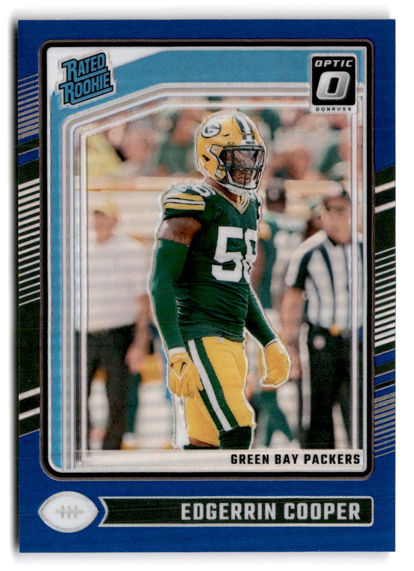 2024 Donruss Optic #231 Edgerrin Cooper Blue #/199