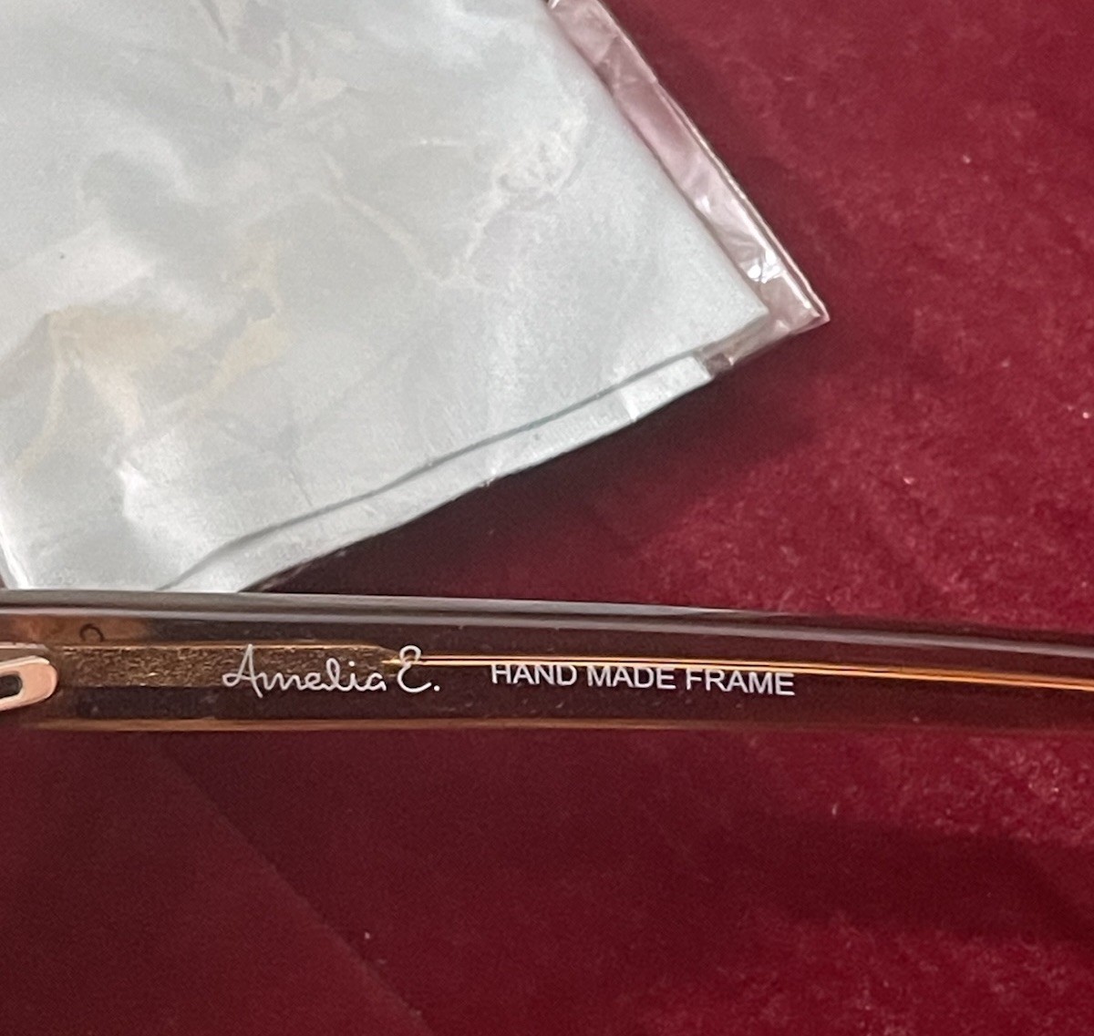 Amelia E Chardonnay Beige/Clear 35-002735 Eyeglasses Frames 52-17-145