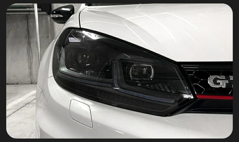 Parr Voll LED Scheinwerfer für Volkswagen VW Golf 6 MK6 2008-2012 Frontleuchten - Bild 4 von 4