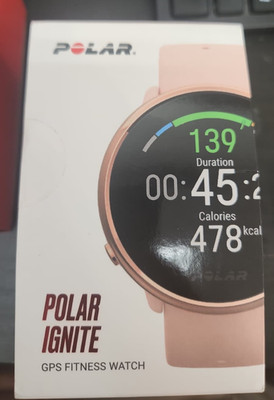 POLAR Ignite GPS Smartwatch Fitness Watch Pink Parts Only