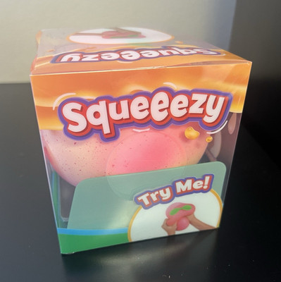 Giggle Zone Squeeezy Peach squeeze ball. Brand new 