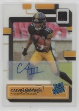 2022 Panini Clearly Donruss Rated Rookie Auto Calvin Austin III #86 Auto 1c3k