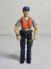 G.I. Joe Cutter Figure 1984 Hasbro Vintage Hovercraft Pilot WHALE Hong Kong Stam