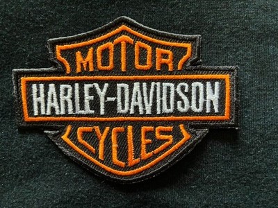 Embroidered Sew-on Patch, Harley-Davidson, 3.5'' X 2.75''