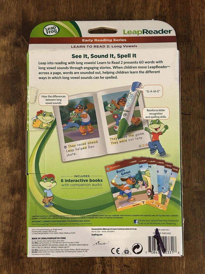 Leap Frog Leap Reader Learn To Read 2 Early Reader Series 6 Book Set New Sealed - Image 2 of 2