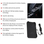 Wireless Car Charger Charging Pad NonSlip 10W 7.5W Fast Wireless Charger Pad