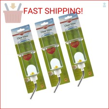 Kaytee 3 Pack of Small Animal Water Bottles, 8 Ounce Capacity Each, for Hamsters