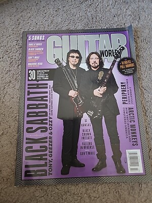 Black Sabbath Ozzy Geezer Guitar World Mar 2015 Arctic Monkeys Kansas