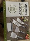 Cuisinart 5 Piece Stainless Steel BBQ Tool Set Spatula Turner Scrapers Outdoor