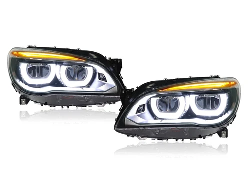 For BMW 7-Series F01 F02 2009-2015 LED Headlight Assembly Front Cold White Lamps - Picture 4 of 10