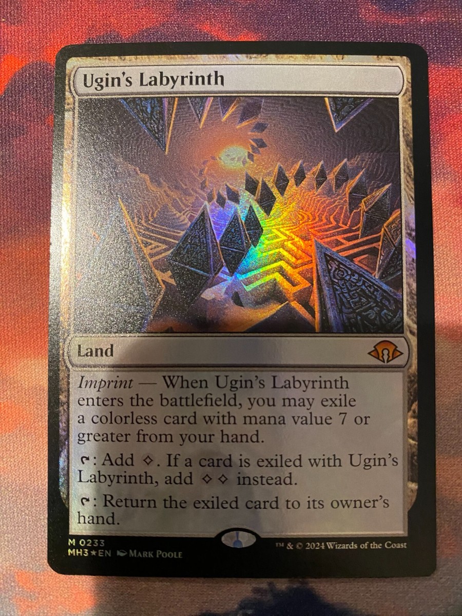 ウギンの迷宮/Ugin's Labyrinth MH3 通常枠 英語版FOIL Ugins Labyrinth-borderless, Modern Horizons 3:Foil (MH3