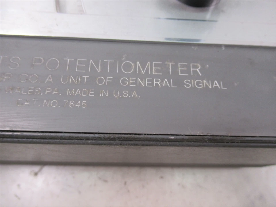 Potenciómetro Leeds & Northrup Students 7645 Entrenador de Laboratorio De Colección Foto 4 de 4