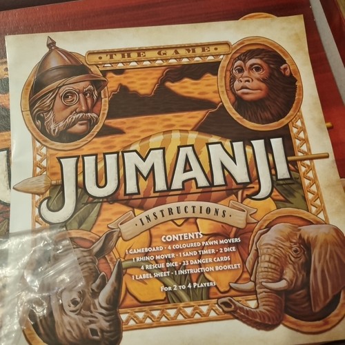 Jumanji The Board Game Official Movie Boxed & Complete - Picture 8 of 16
