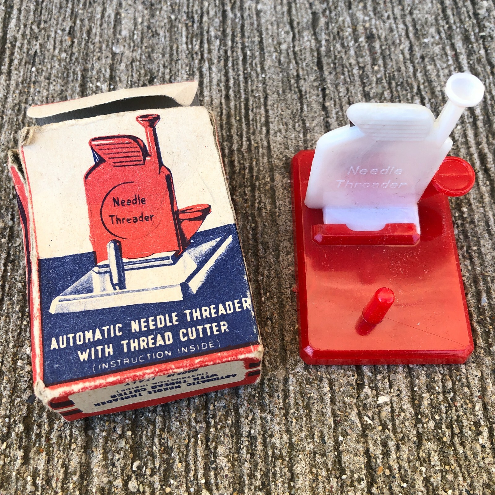 Vintage Automatic Needle Threader w/Thread Cutter Made in Italy 2 ...