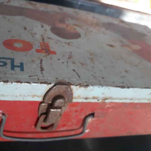 Vintage Handy Andy Blue Diamond Tool Box Set Attic Find As Found Condition - Picture 5 of 10
