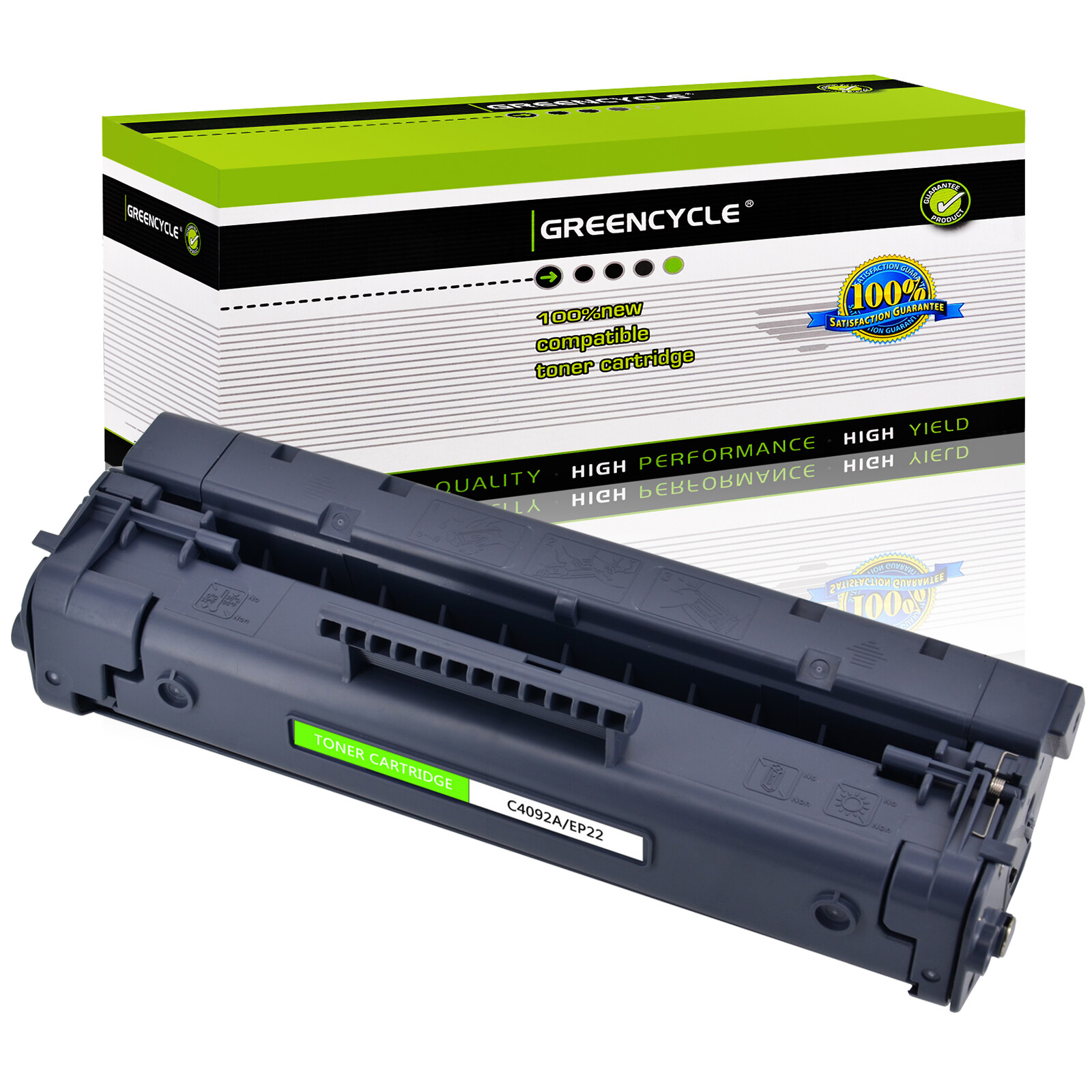 3 TONER C4092A 92A NERO PER HP LASERJET 1100 1100A 1100A 1100SE 3200