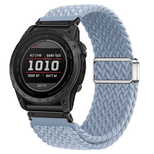 Quickfit Magnetisches Nylon Uhrenarmband Armband für Garmin Fenix E 8 7 6 5 7X 6X 5X 3HR - Bild 20 von 50