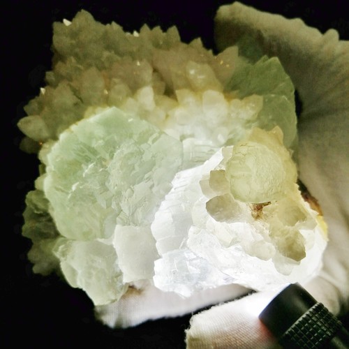 Quartz sur Fluorine verte de Chine/690 grammes - Picture 4 of 16