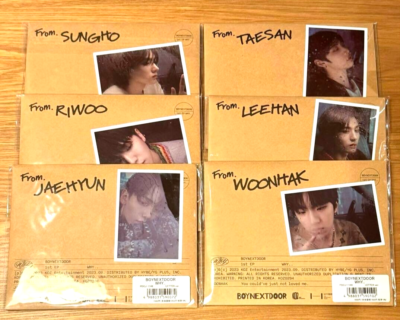 BOYNEXTDOOR 1st EP 'WHY..' LETTER ver. Full Complete KPOP K-pop | eBay
